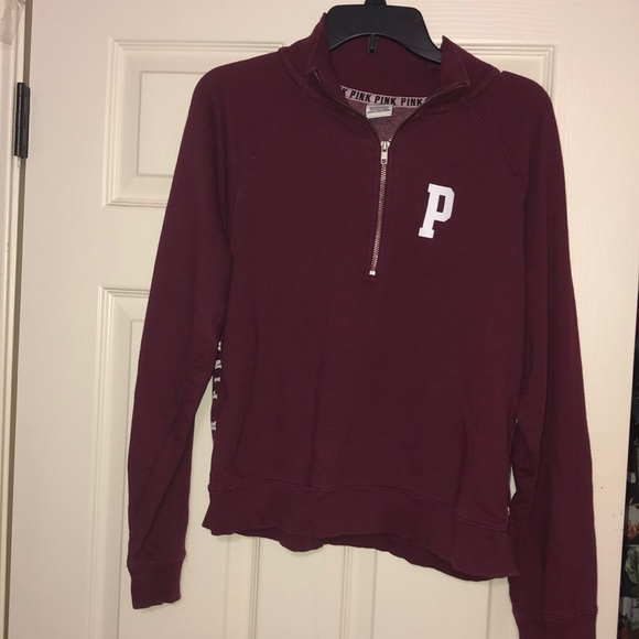 PINK Victoria's Secret Sweaters - Cute comfy pink quarter zip!